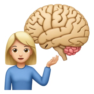 picking someone's brain sticker