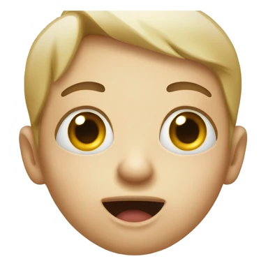 drooling one big eye sticker