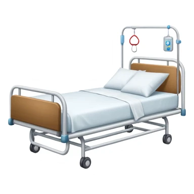 A hospital bed sticker
