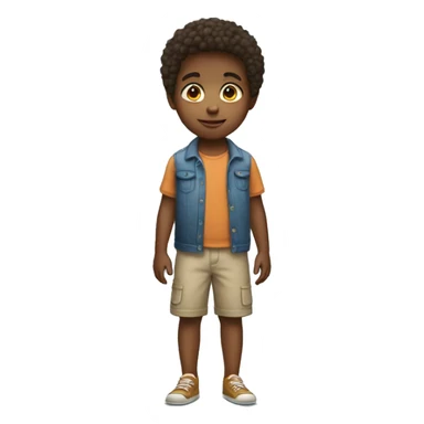 full length child  sticker