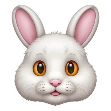 bunny with a mustache  sticker