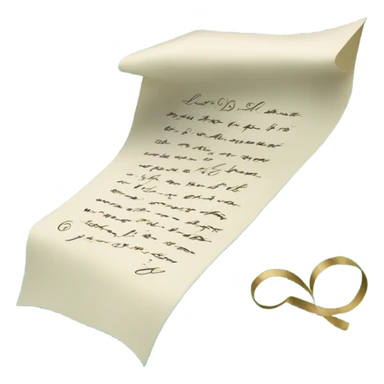 turquoise love letter sticker