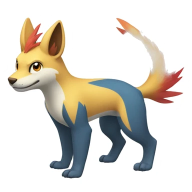  Quilava full body sticker