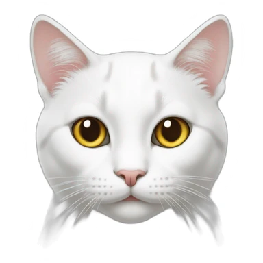 cat-very-pure-white sticker