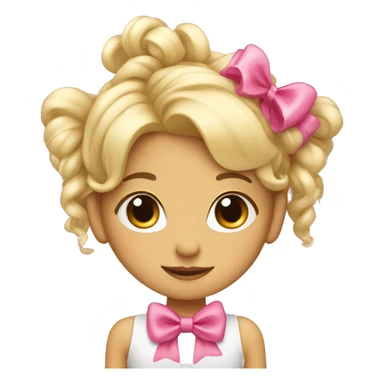 Cute coquette bow  sticker