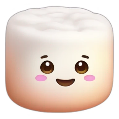 Kawaii marshmallow sticker