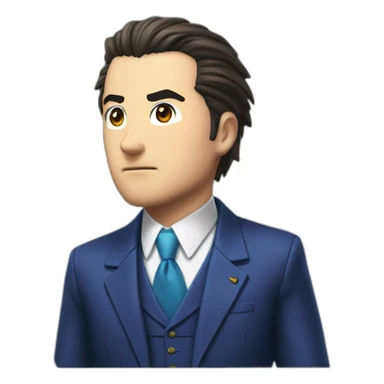 Phoenix Wright sticker