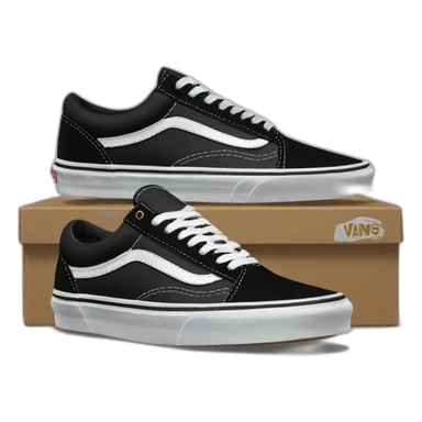 vans black old skool sticker