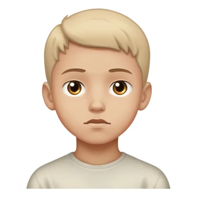 haunting gaze of the boy sticker