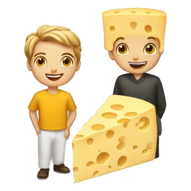 Morgenshtern and cheese  sticker