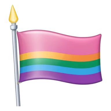 la bandera lesbiana de navidad sticker