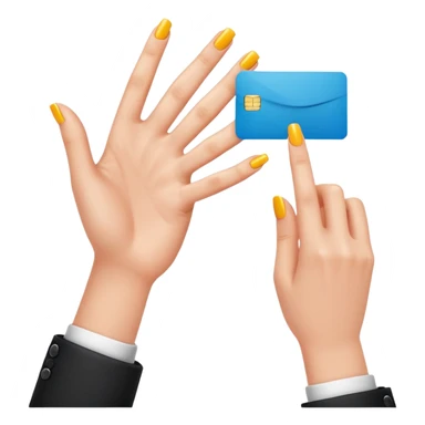 Uñas y negocio sticker