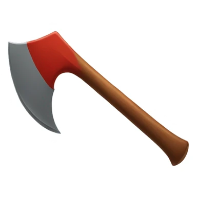 red axe  sticker