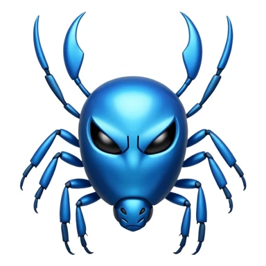 blue beetle sticker