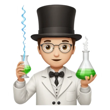 magician and scientist sticker