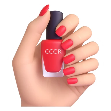 Nail with manicure sticker