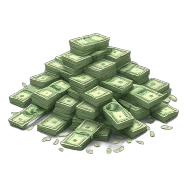 money pile sticker
