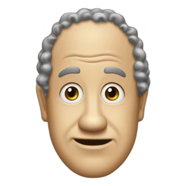 Curly joe of the three stooges sticker