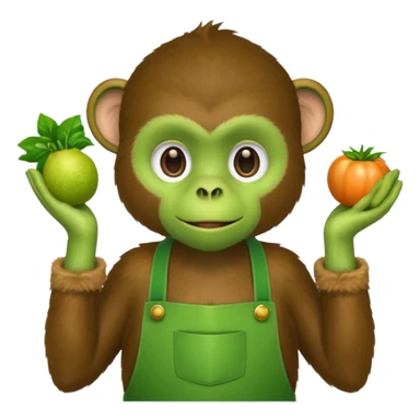 greengrocer's animal sticker