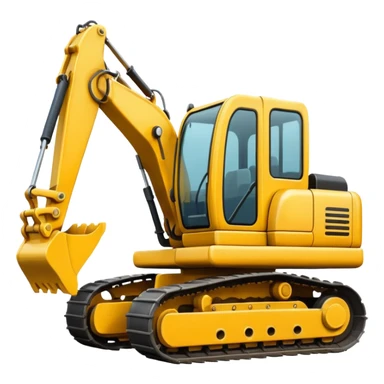excavator sticker