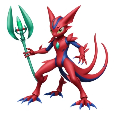 Inteleon-Greninja-Scizor-Pokémon-Fusion, full body sticker