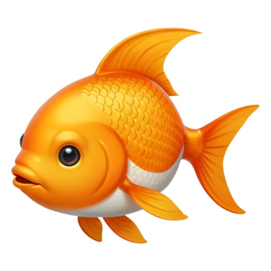 gold Fish more cute sticker