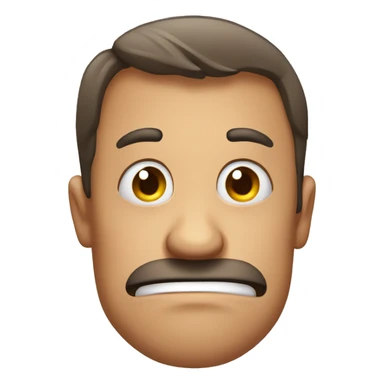 Embarrased face sticker