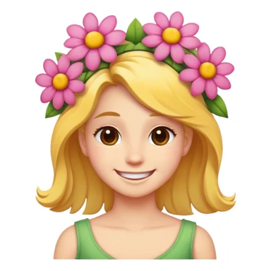 Spring time happy sticker