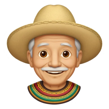 Mexican old man sticker