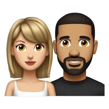 Taylor Swift and Drake sticker