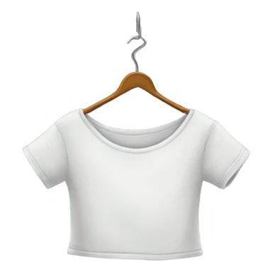 Clothes on hanger sticker