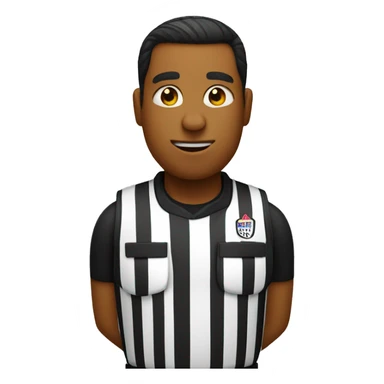 basketball referee sticker