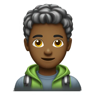 teenage boy as computer admin sticker