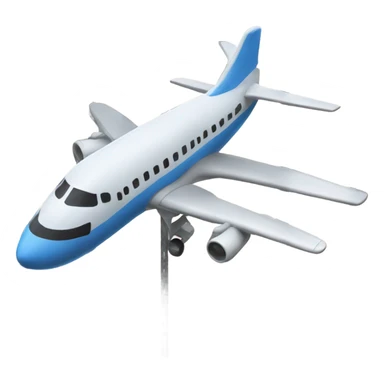 Plane into structure  sticker