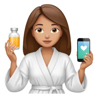 Perempuan lagi selfcare (tapi yang lebih ketutup) sticker