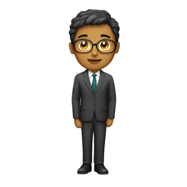 joven profesora castaña sticker