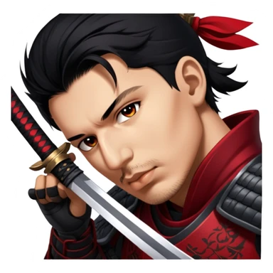 Fierce Samurai sticker