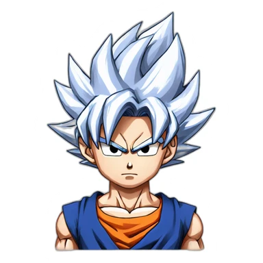 Son goku ultra instinct sticker