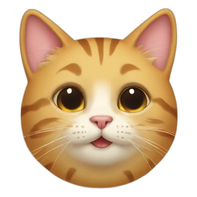 Cat is saying good morning honey sticker