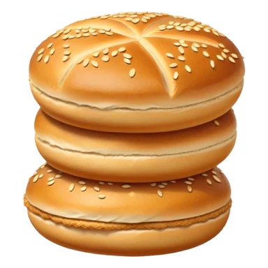 two Kartoffelbrötchen stacked sticker