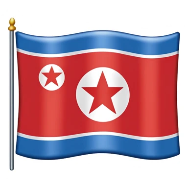 North Korea Flag sticker