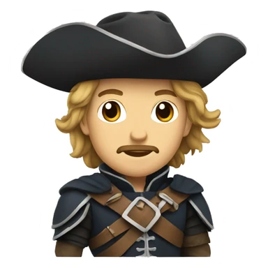 musketeers sticker