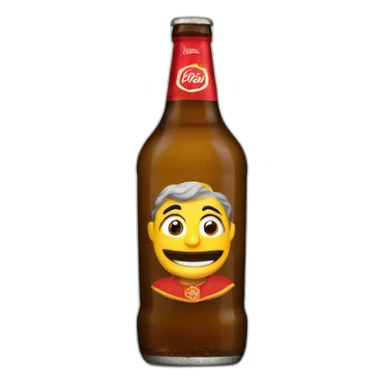 botellin de cruzcampo sticker
