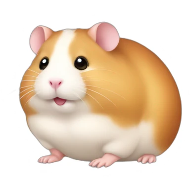 Fatty round hamster sticker