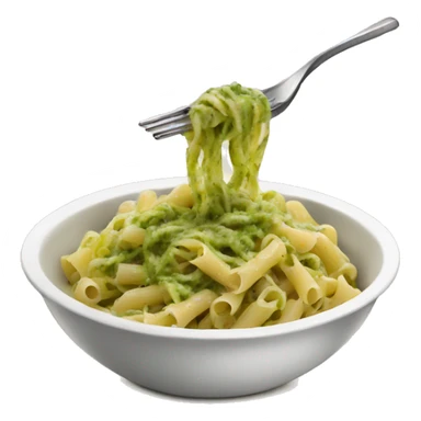 Pesto pasta in a bowl  sticker