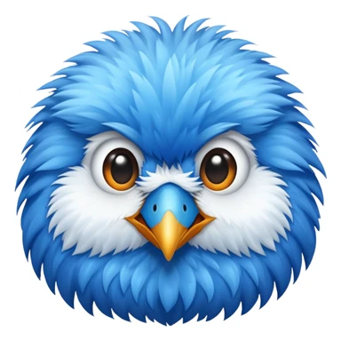 Birdie face  sticker