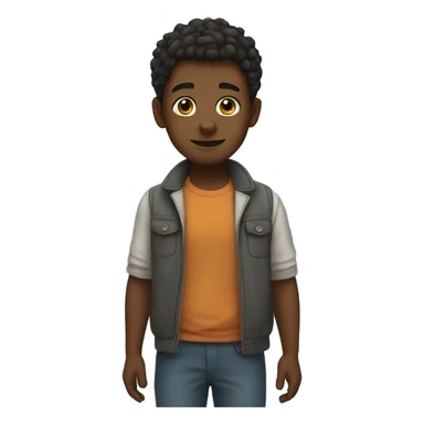 Boy and go home sticker