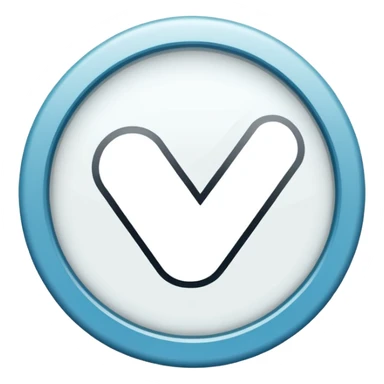 a white  verification checkmark sticker