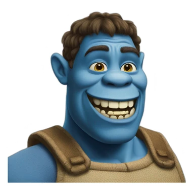 blue-shrek sticker