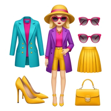 highlights fashion sticker